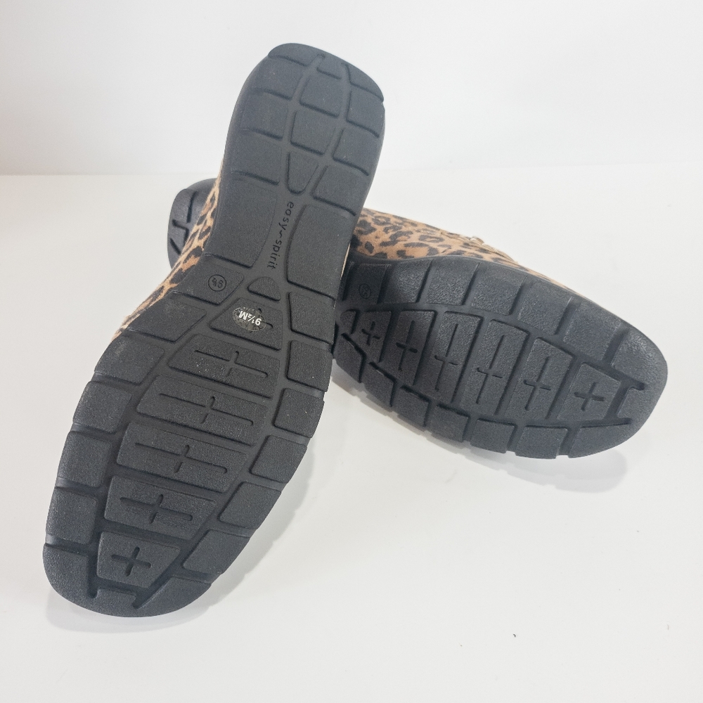 Closet Clearance!! Easy Spirit Leopard Print Loafer Flats with Gold Accent - Picture 7 of 7